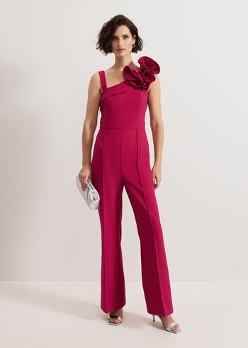 Phase Eight Roxana Jumpsuit Pink USA | 6809423-LI